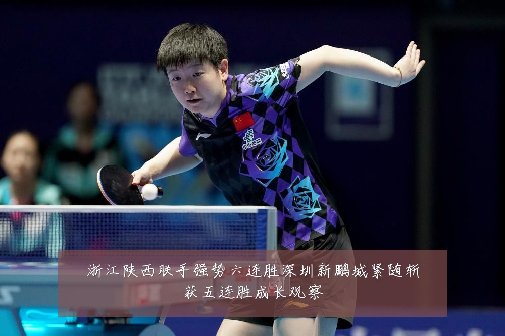 浙江陕西联手强势六连胜深圳新鹏城紧随斩获五连胜成长观察